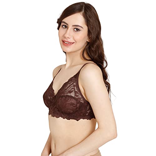Image of Rosaline by Zivame Women's Nylon Elastane Wire Free Casual Non-Padded T-Shirt Bra
