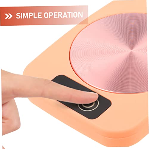 PRETYZOOM Mug Warmer Heating Coaster for Desk Electric Milk Warmer for Coffee Tea and Soup Premium Design with Use Housewarming Romantic