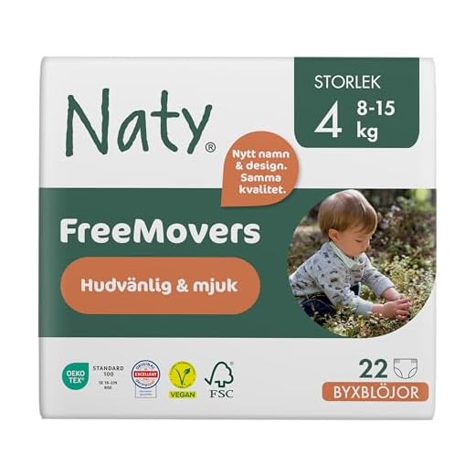 Eco by Naty Baby Blöjbyxor, Storlek 4, 22 st, Växtbaserad & Inga otäcka kemikalier