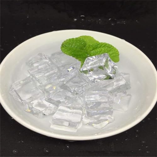 Cubitos de hielo artificiales para evitar charcos de agua en decoración de eventos y jarrones 8