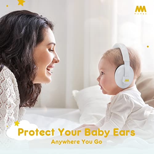 Image of mumba Baby Ear Protection Noise Cancelling Headphones for Babies and Toddlers Baby Earmuffs - Ages 3-24+ Months