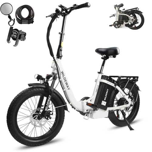 Wildeway Folding Electric Bike for Adults with 750W Motor 32Ah