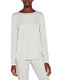Leicht taillierte Silhouette ESPRIT Light Grey Melange-Longsleeve