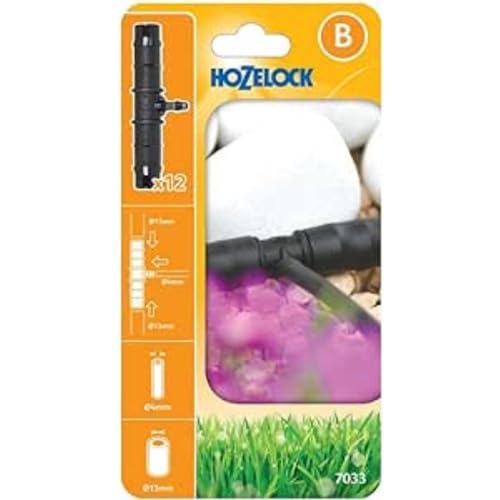 HOZELOCK, Micro Irrigation Reducing T-connectors ø 13mm (1/2") to ø 4mm : Design to Quickly and Easily Fit
