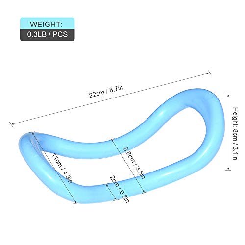 Loijon 2 PCS Anel de Yoga Anel de Pilates Anel de Fitness Círculo de Alongamento de Corpo Inteiro Gr