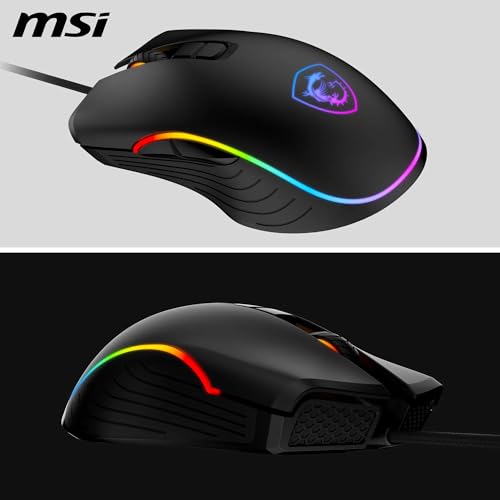 FORGE GM300 Gaming Mouse – Sensore ottico 7200 DPI, design simmetrico, switch da oltre 10M di clic, 7 pulsanti, latenza 8 ms, RGB LED, 118 g – Cablato - Mouse gaming - Immagine 4