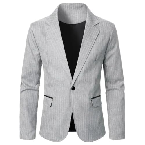 Men Casual Wedding Dinner Blazer Slim Business Suit Jacket for Banquet Stage Street
