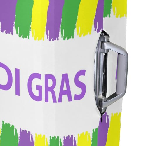 Drapeau Mardi Gras décoration élastique bagages tissu robuste et extensible XL