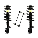 Detroit Axle - 4PC Front Ready Strut and Coil Spring Assemblies w/Stabilizer Sway Bar Links for 2009-2010 Pontiac Vibe FWD - [2009-2013 Toyota Corolla 1.8L] - 2009-2013 Toyota Matrix FWD