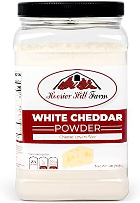 Hoosier Hill Farm White Cheddar Cheese Powder, Cheese Lovers, 2 Pound