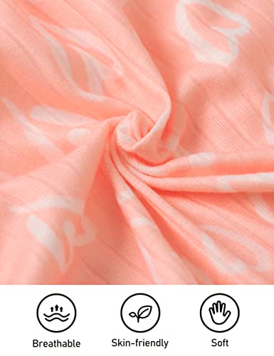 Wedvan Newborn Baby Girl Romper Clothes Long Sleeve Infant One Piece Jumpsuit Outfits, Zipper Closure, 0-18 Months 3-6M Pink #TOP4