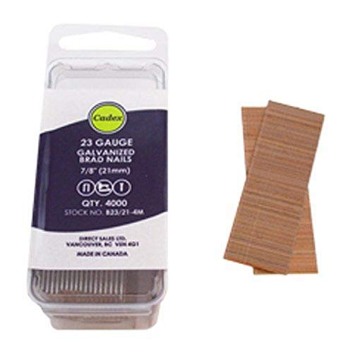 Cadex 23 Gauge Galvanized Brad Nails B23/21-4M 23 Gauge Brad
