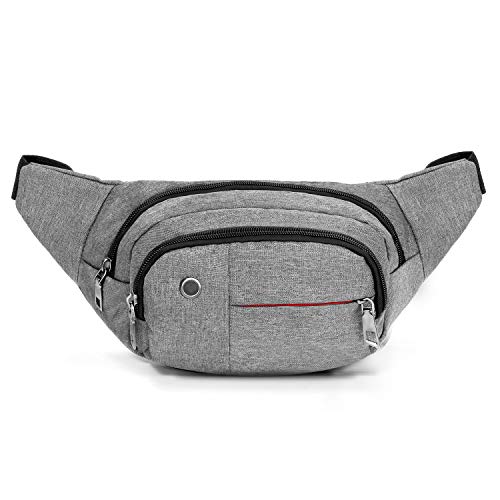 Yoocaa Centure Banane Moderne Bag Running Petit Sac Imperméable à Course Mixte Adulte, Gris Foncé, 1 Cover