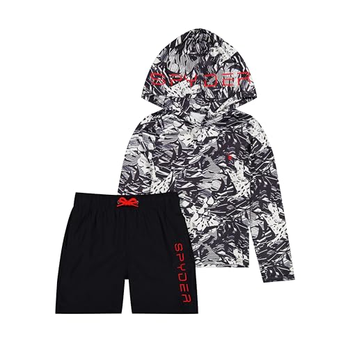 Ensemble de maillot dermoprotecteur garçon Spyder anti-UV pour la plage et piscine