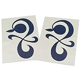 2 Pcs Namis tattoo cosplay Animation Cartoon logo tatoo Sticker