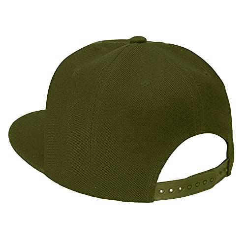 Falari mens Flat Bill Snapback Hat Cap (pack of 1)