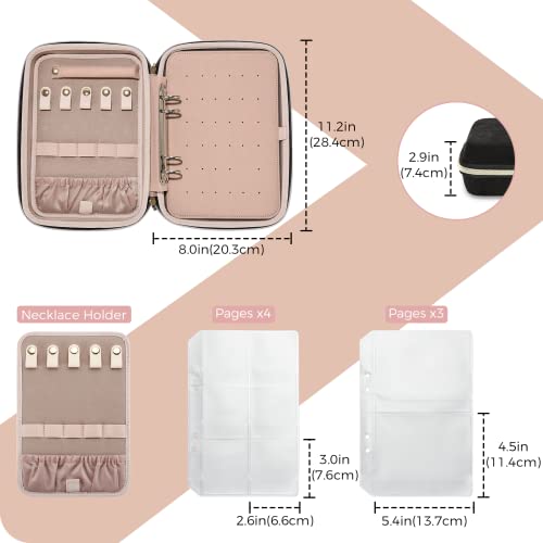 Procase PC-08363660 Large Travel Jewelry Organizer Case thumb #4