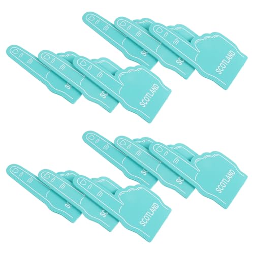 Toyvian 12 Pièces Accessoire de Soutien pour Cheerleading Mousse Eva Doigtier Léger et Confortable pour Encourager Lors des Événements Sportifs