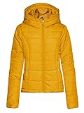 vero moda steppjacke simone kurzer hüftlanger Schnitt VERO MODA Damen Steppjacke Simone gesteppte Übergangsjacke 10266987 golden yellow L