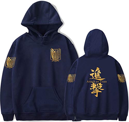 PANOZON Sudaderas Attack on Titan para Niños Chaqueta de Anime Pull-Over Deportivo...