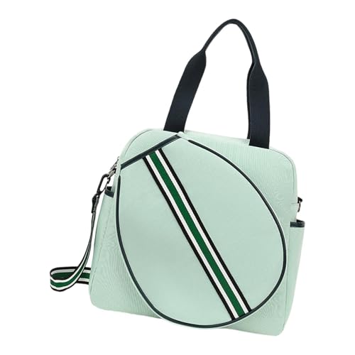 Bolsa de tenis con correa ajustable y cremallera resistente de tejido Oxford