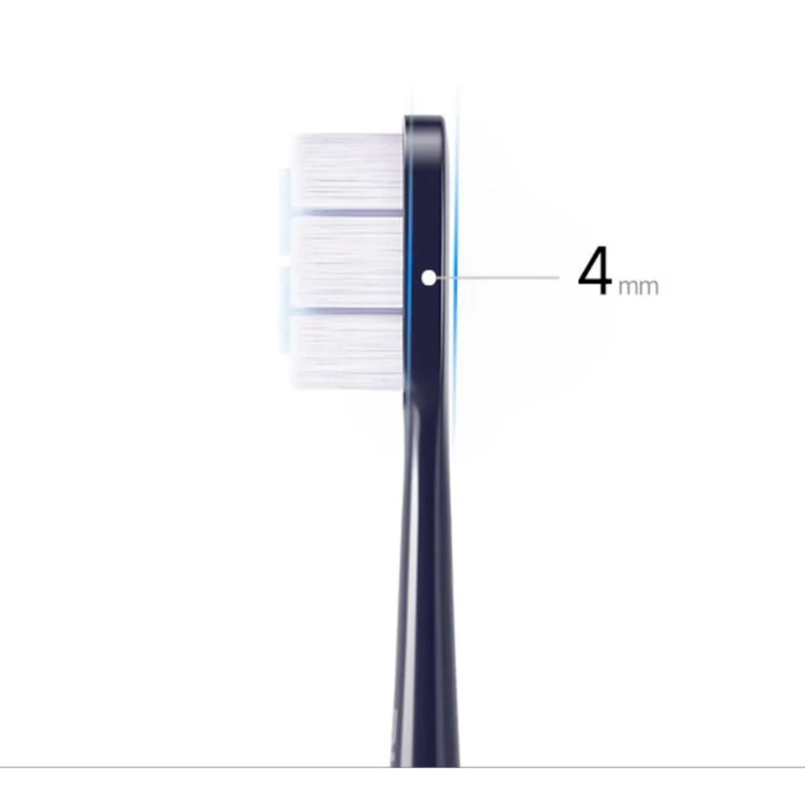 Cabezales 4PCS, compatible con XIAOMI, T700 cerdas suaves | Cabezales de repuesto para cepillo dental eléctrico T700, cerdas suaves(10pcs)