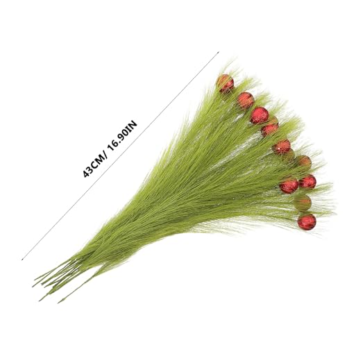 Hierba de pampa artificial BAZEITFLOW, 16 piezas de plumero pequeño para jarrones 3