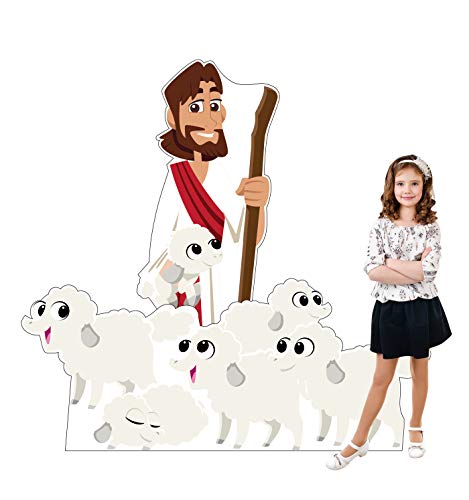 Cardboard People The Good Shepherd Standee Set Life Size Cardboard Cutout Standup - Creative for Kids by Cardboard People - Used condition - Image 3