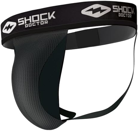 Shock Doctor unisex-adult Loose Hockey Short W/Cup Core Supporter with Cup Pocket