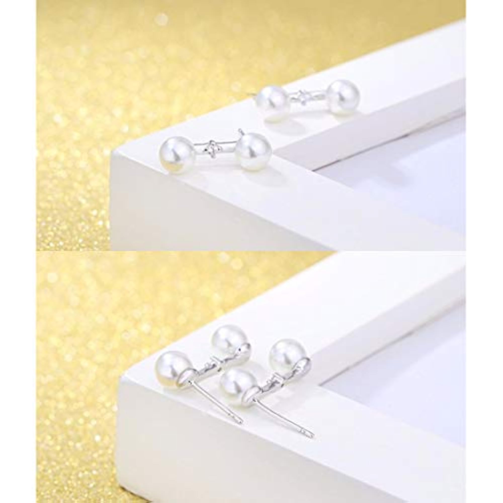 Women's White Plated Jhumki Earrings