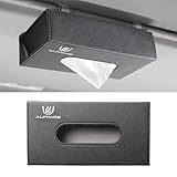 SAWAKAKI トヨタ アルファード に専用設計 ティッシュケース ティッシュ ボックス PUレザー ロゴ入り 大容量 マグネット式 便利グッズ 挟むだけ カスタムパーツ 車用