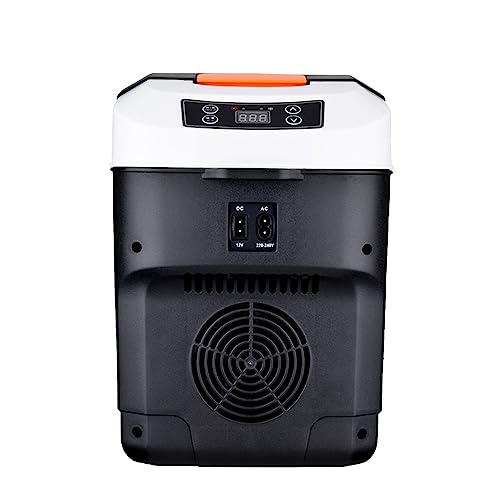 macto Small Refrigerador De Enfriamiento, Refrigerador Ultra 10L, Refrigerador De 12 Voltios, Refrigerador De Mesa Pequeño De 10 litros De Capacidad, Refrigerador para Acampar Al Aire Libre, Refri