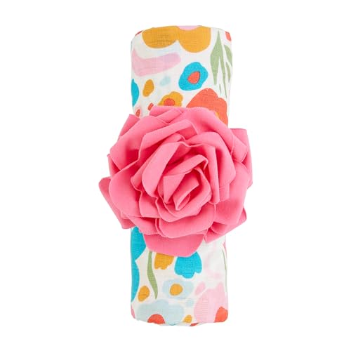 Couverture et bandeau floral enfants Mud Pie pour la poussette - 2
