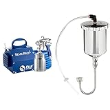 Fuji Spray 2202 Semi-PRO 2 HVLP Spray System + Fuji Spray 9960 U-Tube 400cc Gravity Cup Conversion Kit