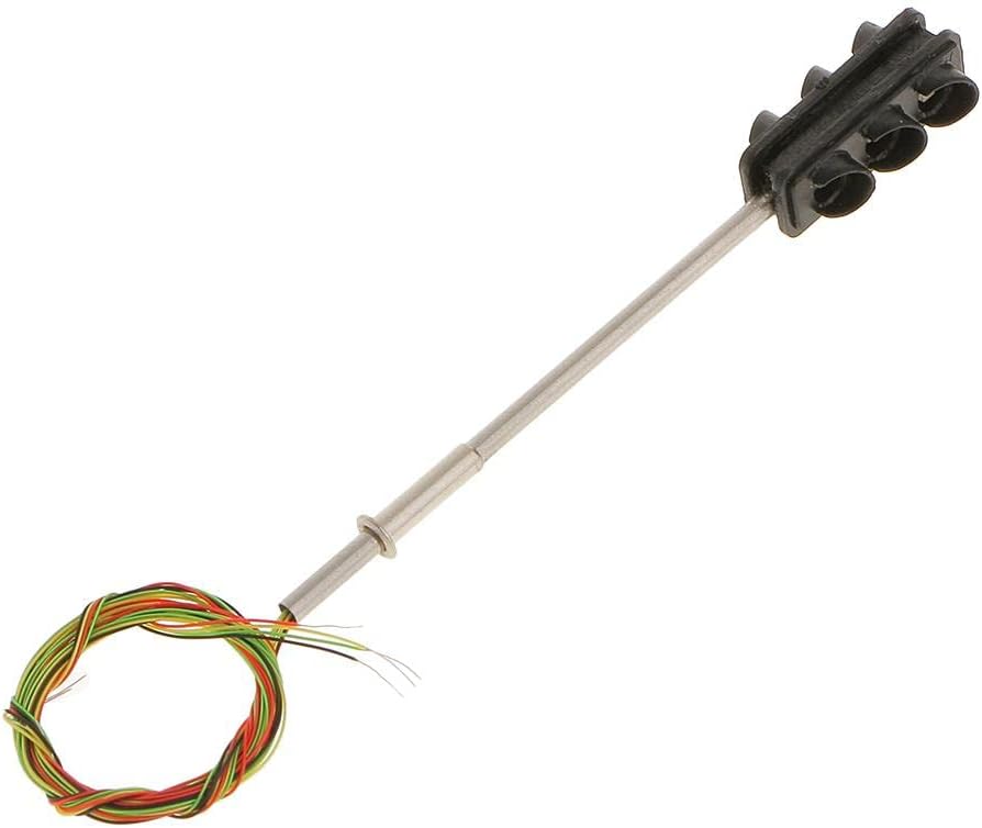 3pcs Pre-Wired Model Traffic s HO OO Model Railroad Signal s - for Train Models and Diorama - Red/Amber/Green Signals - Compatible with 5-6V Voltage - Traffic