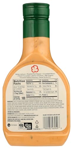 365 by Whole Foods Market, Organic Thousand Island Dressing, 16 Oz - image 2