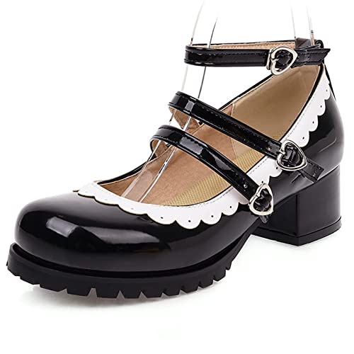 Mary Janes femme talon carré pour danser toute la nuit sans douleur au pied