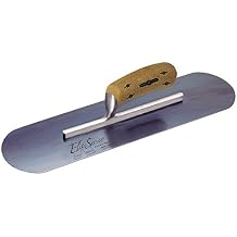 Kraft Tool Kraft CFE738BK 18" by 4" Elite Series Five Star Blue Steel Pool Trowel on a Long 15-5/8" Shank with Cork Handle 1per Pack