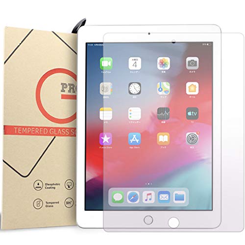 GWAAN 指紋防止マット仕様 iPad 9.7インチ 第6世代 第5世代 Air Air2 Pro9.7対応 保護フィルム 9H強化ガラスフィルム