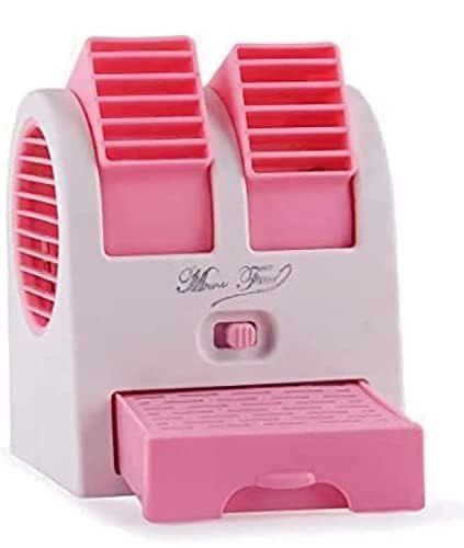 Portable Mini USB Battery Operated Air Cooler Cooling Fan with Dual Blower, Bladeless Design, Ice Chamber - Ideal for Desk, Office, Study, Library, Room, Home Use (Multicolour))" (B0CXDYQ8BZ) Amazon Price History, Amazon Price Tracker