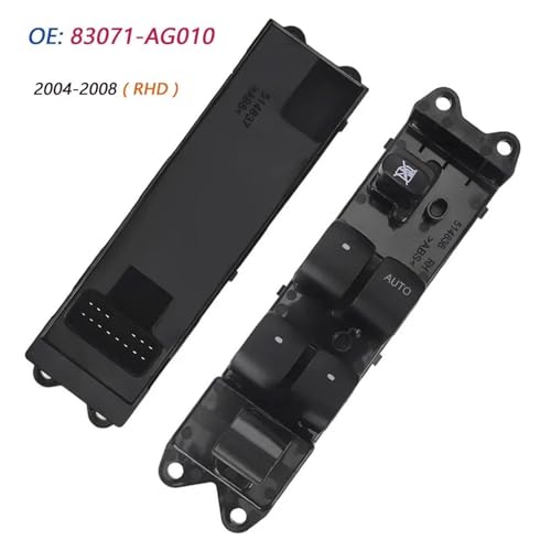 Commande lève-vitre électrique 83071AG010 pour ajustement fluide Subaru