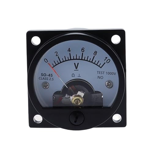 Voltmètre DC SO-45 500V cadran analogique d'intégration pour armoire électrique