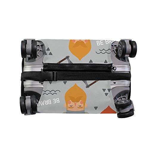 Housse de valise résistante à la poussière motif Viking Ship lavable et ultra extensible - 5