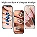 3 in 1 Cat Eye Magnet for Nails, Nail Art Design Cateye Magnetic Tool Y-Shaped Double Head Stainless Steel Fingernai Magnets Nail Gel Polish for Home DIY Salon Studio (Black)