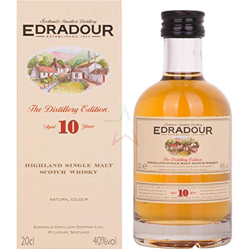 Edradour 10 Jahre Highland Single Malt | Whisky | 1x0.2L | Schottland | Reifung in Sherry-Fässern |...