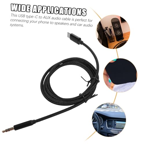 Cable de conversión de audio para conectar auriculares analógicos a móviles modernos USB C 6