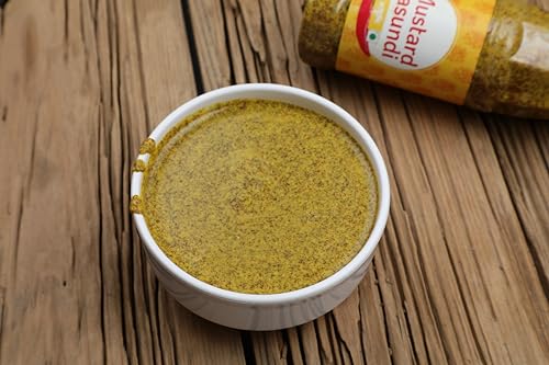 Image of KVD Collection Bengali Mustard Kasundi Sauce 900g| Handmade & No Preservatives | 100% Vegetarian (300g X 3) Pack of 3