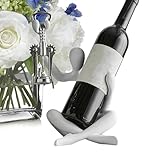 Dekoratives Weinregal – freistehende hohle Statue aus Kunstharz, Weinflaschenhalter, dekorative Dekoration für Arbeitsplatte der Küchentheke | Display für Barschränke, Antipa