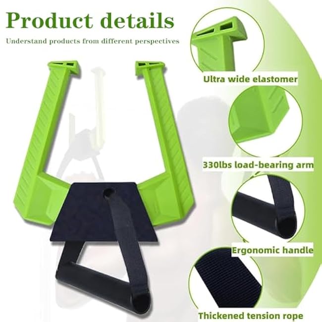 Portable Pull Up Bar,Pull Up Bar Door Frame for Work from Home Fitness.Load bearing capacity exceeding 330lbs