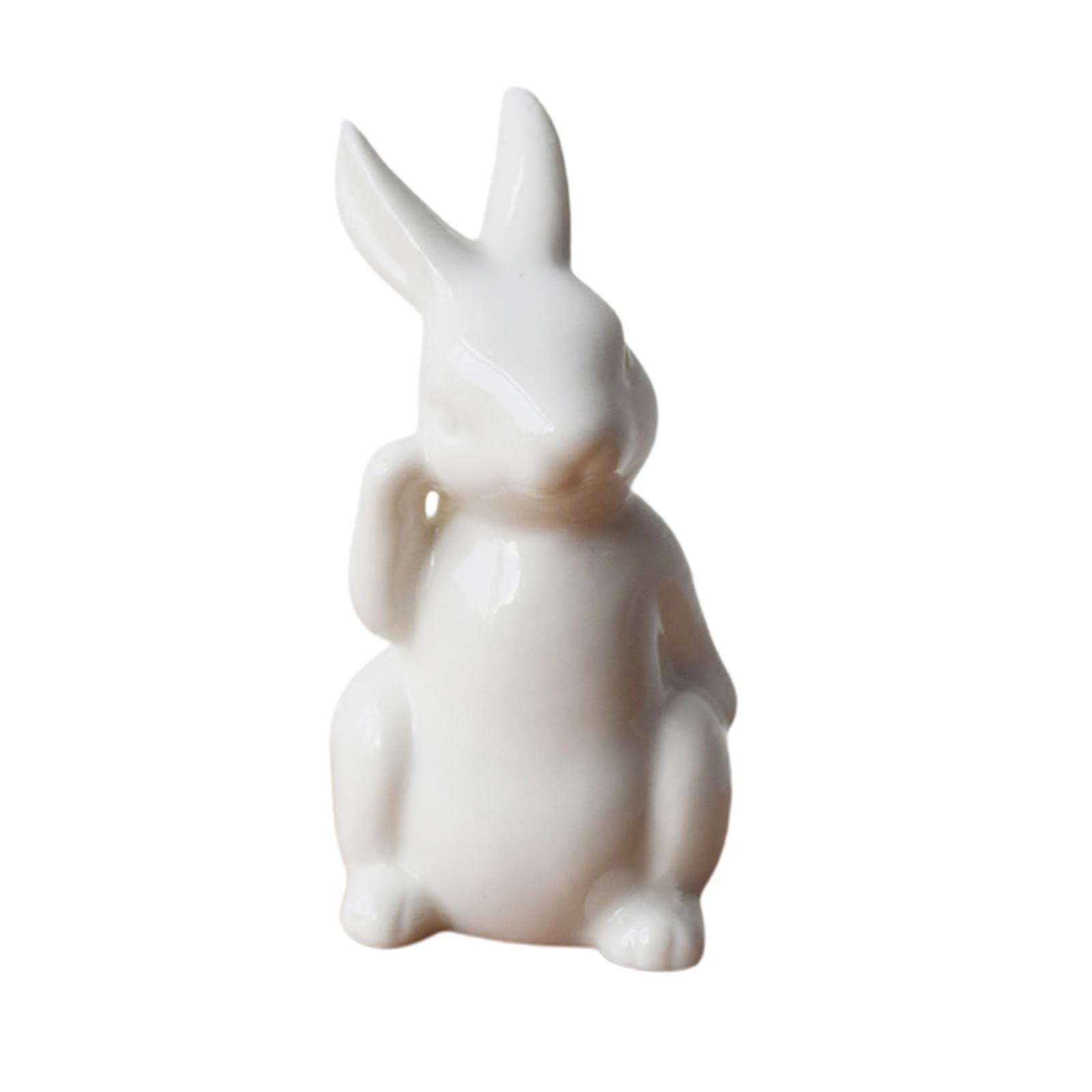 Lapin en porcelaine moderne : une idée cadeau d'artisanat originale pour pendaison de crémaillère